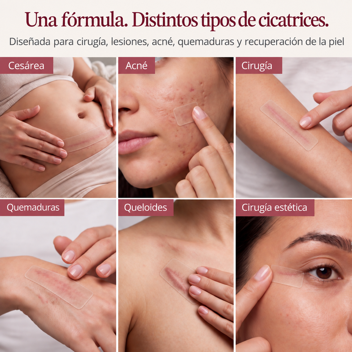 Lámina de Silicona para Cicatrices e Hidratación